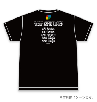 【エグスプロージョン×ひとりでできるもん】LIVE TOUR 2019 UNO Tシャツ（ブラック）