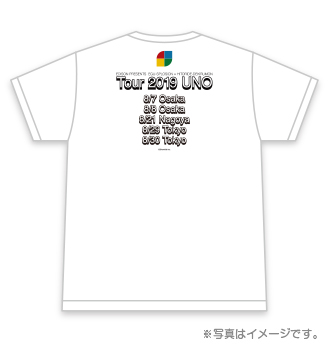 【エグスプロージョン×ひとりでできるもん】LIVE TOUR 2019 UNO Tシャツ（ホワイト）